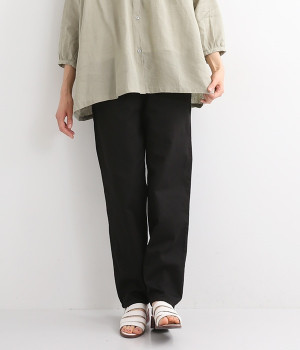 ツイルストレートパンツ(ブラック-ONESIZE)