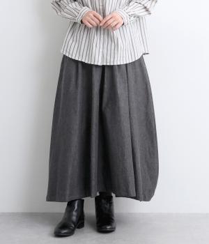 デニムバルーンスカート(ブラック-F)