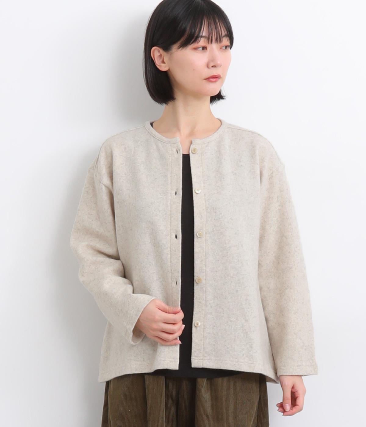 圧縮ニットカーディガン(オートミール-F)