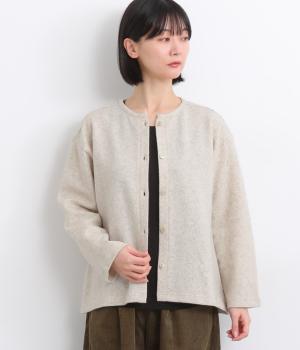 圧縮ニットカーディガン(オートミール-F)