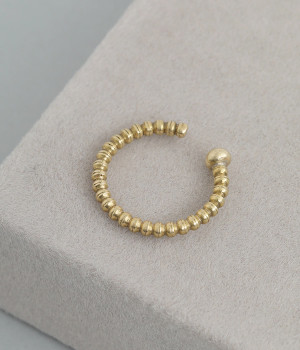 真鍮　ツブ2WAYリング(カラー1-ONESIZE)