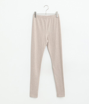 オーガニックコットンシサムノレギンス(ベージュ-M)