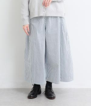 タテシマスルワール(ホワイトネイビー-F)