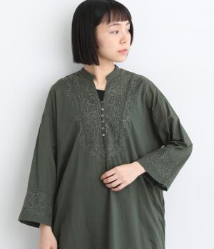 スンダルワイドKURTA(ダークグリーン-F)