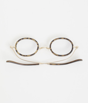 リーディンググラス　3D　SI-11(ブラウンデミマット×ゴールドマット-100)