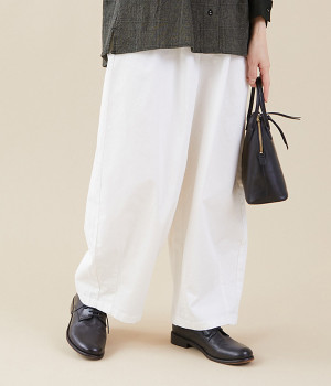 カラーサーカスパンツ(ホワイト-L)