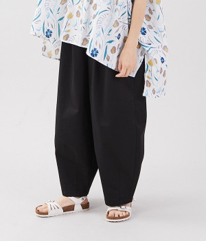 カラーサーカスパンツ(ブラック-L)