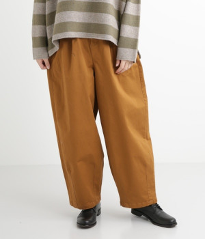 カラーサーカスパンツ(キャメル-L)