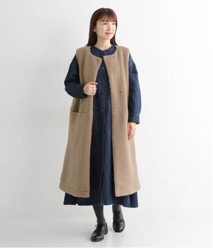 ボアロングジレ（モカ・M）