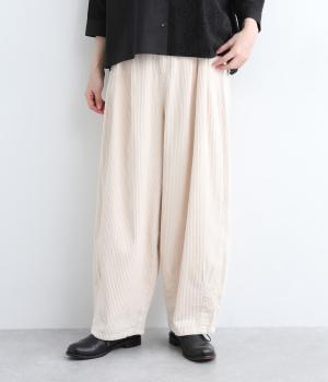 太コールサーカスパンツ(オフホワイト-L)