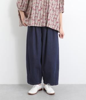 デニムサーカスパンツ(レギュラー丈)(ワンウォッシュ-S)