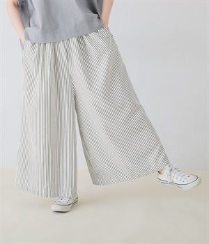 ストライプフレアパンツ