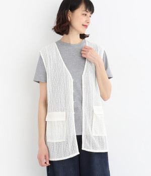 レースポケットジレ(オフ-L)