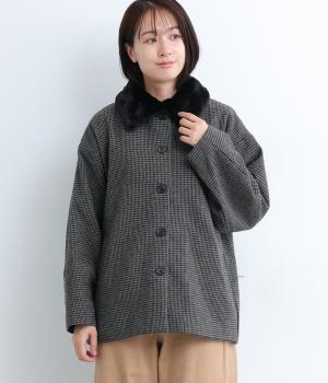 ファー切替ライトメルトンジャケット