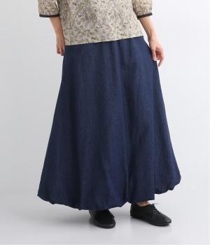 デニムバルーンスカート