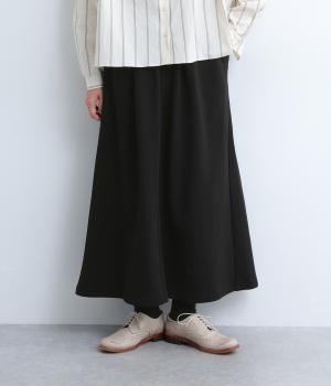 スウェットフレアースカート(ブラック-L)