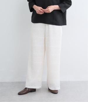 レースイージーパンツ(ホワイト-M)