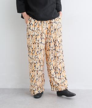 ペイント柄イージーパンツ