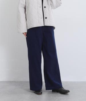 インディゴコールワイドパンツ（ワンウォッシュ・L）