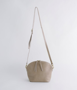 ライトレザー　ショルダー(グレージュ-ONESIZE)