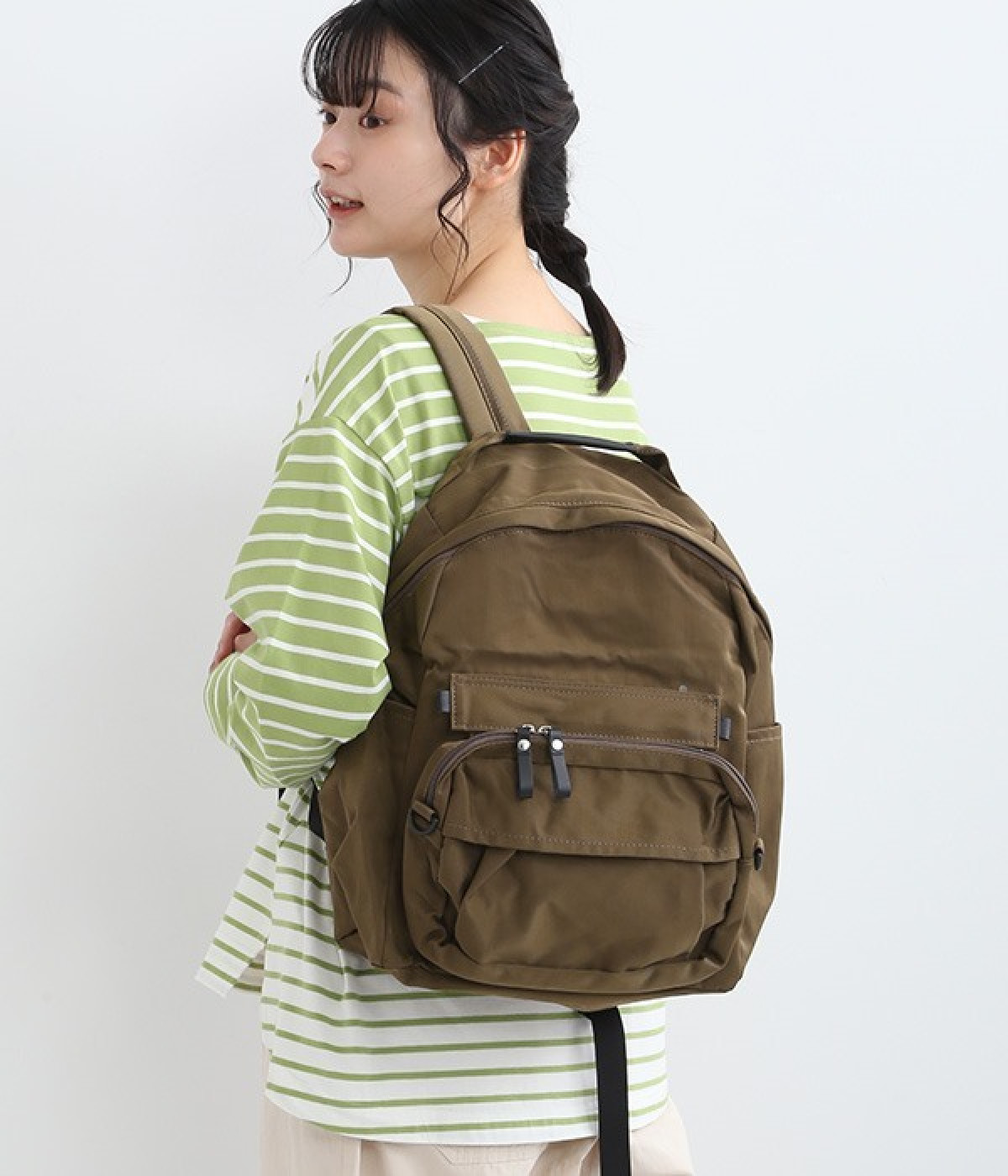 デタッチャブルポケット　バックパック/7194(ブラウン-ONESIZE)