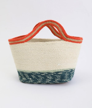 ジュートバスケットS/E7354(オレンジ-ONESIZE)