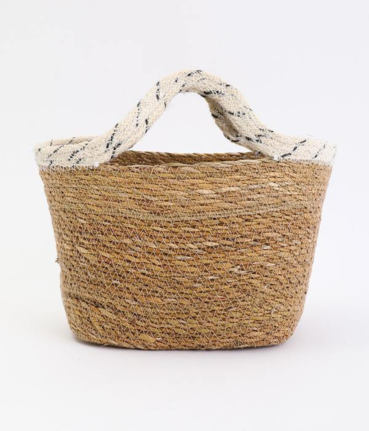 シーグラスバスケットS/E7355(アイボリー-ONESIZE)