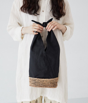 アズマパームトート/E7347(ブラック-ONESIZE)