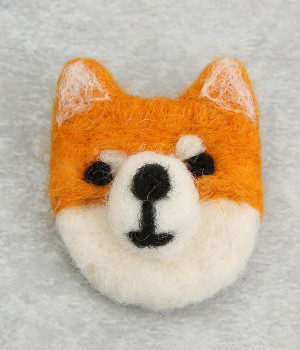 INU NEKO ブローチ/E7543(シバ-ONESIZE)