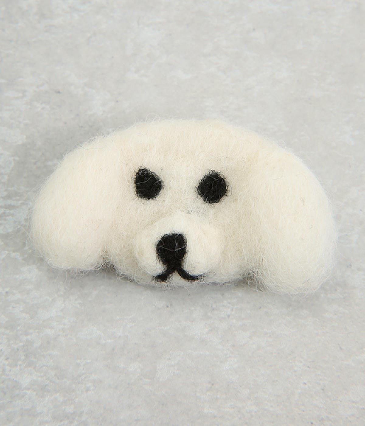 INU NEKO ブローチ/E7543(マルチーズ-ONESIZE)