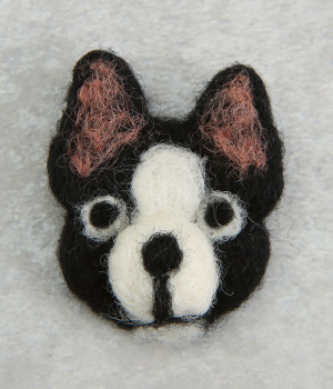 INU NEKO ブローチ/E7543(ブル-ONESIZE)