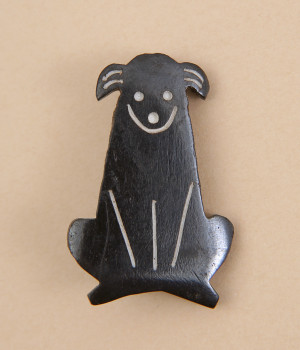 MY PET ブローチ/E7707(OSUWARI DOG-ONESIZE)