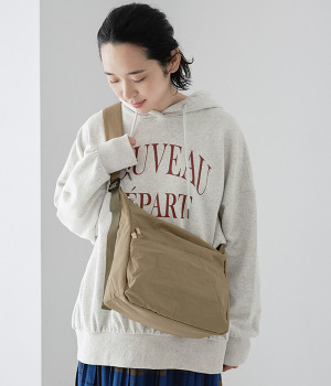 7ポケット　インサイドプリントショルダー/E7376(サンドベージュ-ONESIZE)