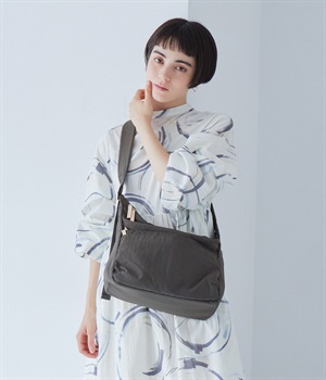 7ポケット　インサイドプリントショルダー/E7376(ダークグレー-ONESIZE)