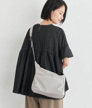 7ポケット　インサイドプリントショルダー/E7376(ライトグレー-ONESIZE)