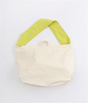 ナイロン　リップストラップ　トート/E7799(アイボリー×イエロー-ONESIZE)