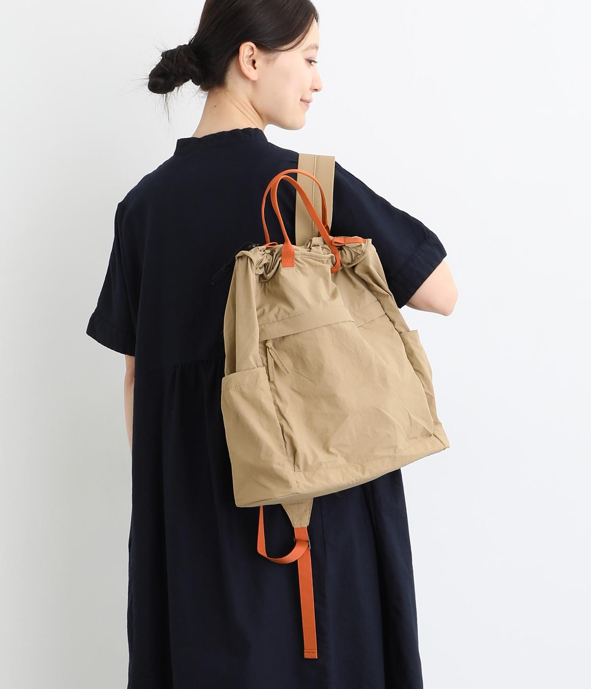 撥水 リップストップ トートリュック/E7415｜Earth Made（アースメイド