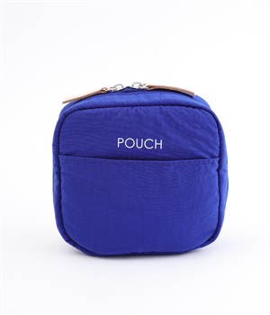7ポケット　ポーチ　S/E7725(ブルー×コーラルオレンジ-ONESIZE)
