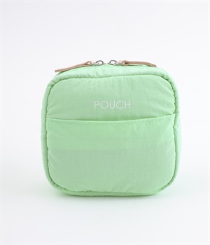 7ポケット　ポーチ　S/E7725(ミント×キャメル-ONESIZE)