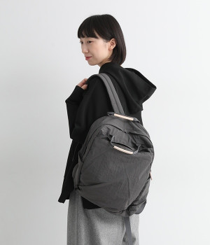 12ポケットインサイドプリントリュック　E7249(ダークグレー-ONESIZE)