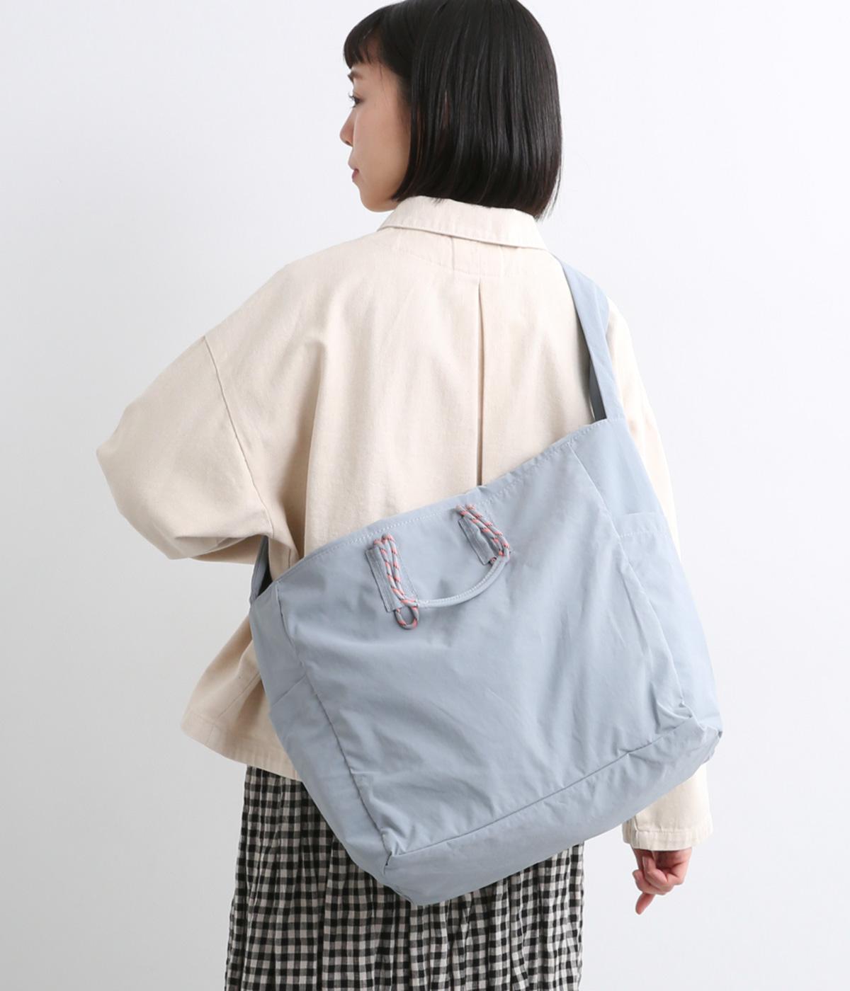 撥水NYLON*PARACORD SHOULDER(ブルー/グレー-F)