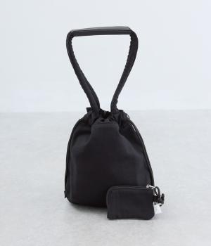 SLUB TWILL ROUND TOTE/E8135(ブラック-F)