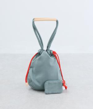 SLUB TWILL ROUND TOTE/E8135(ブルー-F)
