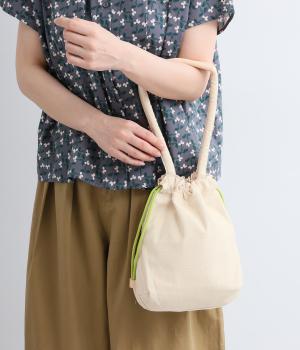 SLUB TWILL ROUND TOTE/E8135(ナチュラル-F)