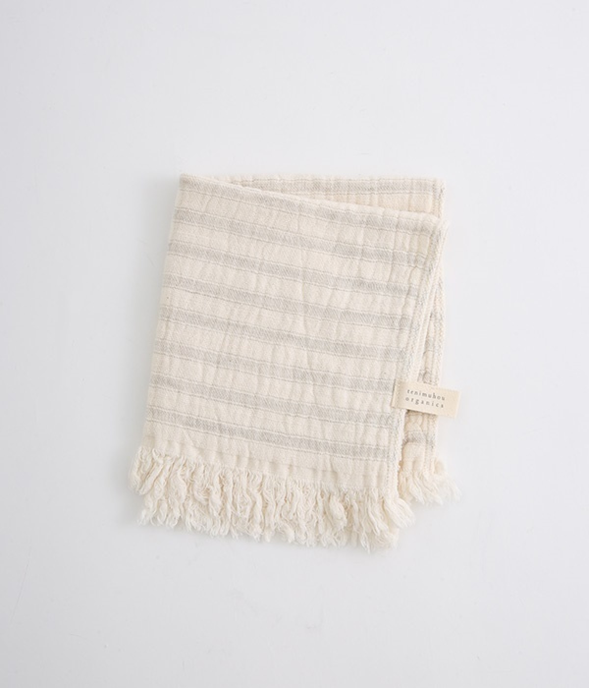 スラブガーゼウォッシュタオル(グレー-ONESIZE)