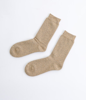 ヤクとオーガニックコットン　裏パイルソックス