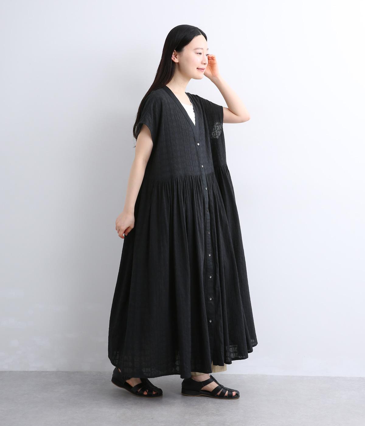 シアー刺繍ウエストギャザーワンピース｜maleni （マレニ）の商品詳細