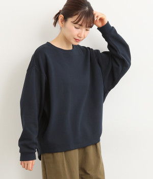 裏毛　タックスウェット(ネイビー-ONESIZE)
