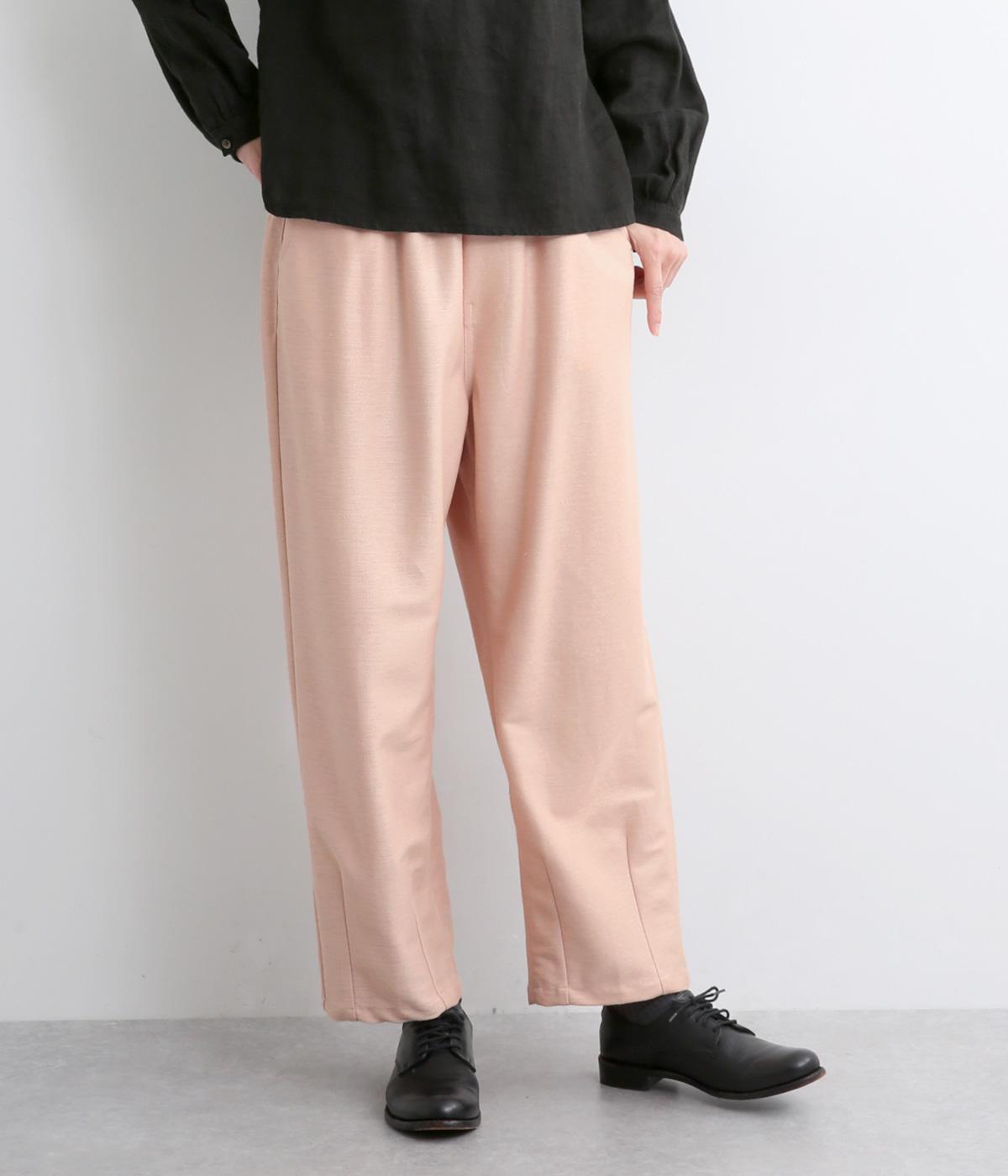 カルゼニットイージーペグトップパンツ(ピンク-F)