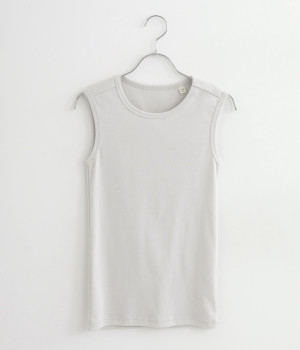 コットンスワイフライスノースリーブ(グレー-ONESIZE)